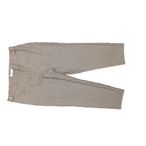 NEW Mango Women's Plus Size 18 Dress Pants Skinny Pants Brown Polyester Zip Ge